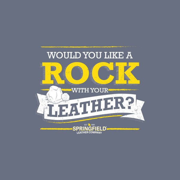 TSTST.Would You Like a Rock With Your Leather.02.jpg Touchstone Beads T-Shirts Image